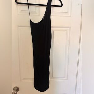 L*Space Black One Shoulder Dress